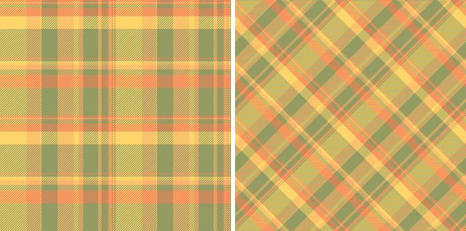 Fabric background check of pattern vector textile with a plaid texture tart.. 스톡 일러스트