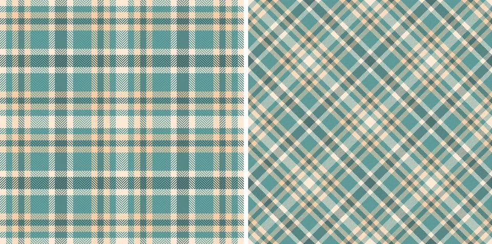 Fabric background plaid of seamless vector textile with a tartan texture ch.. Illustrazione stock