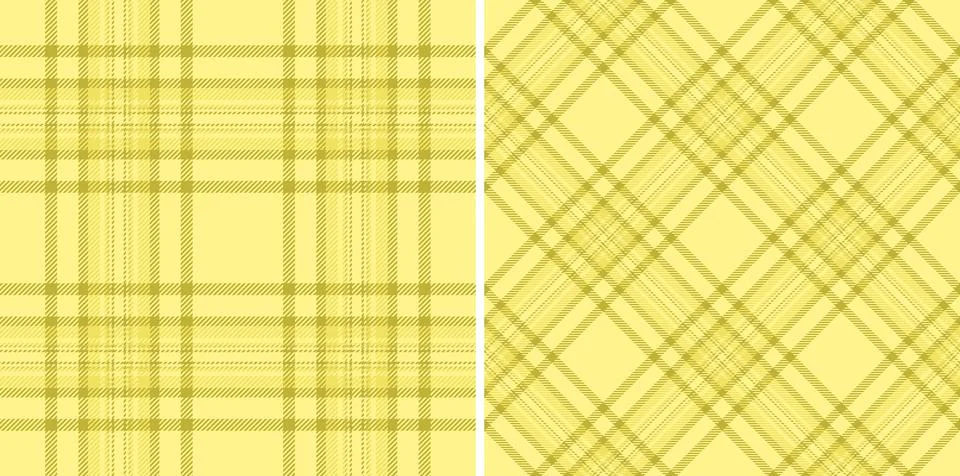 Fabric background textile of seamless check pattern with a plaid vector tar.. Stock Illustration