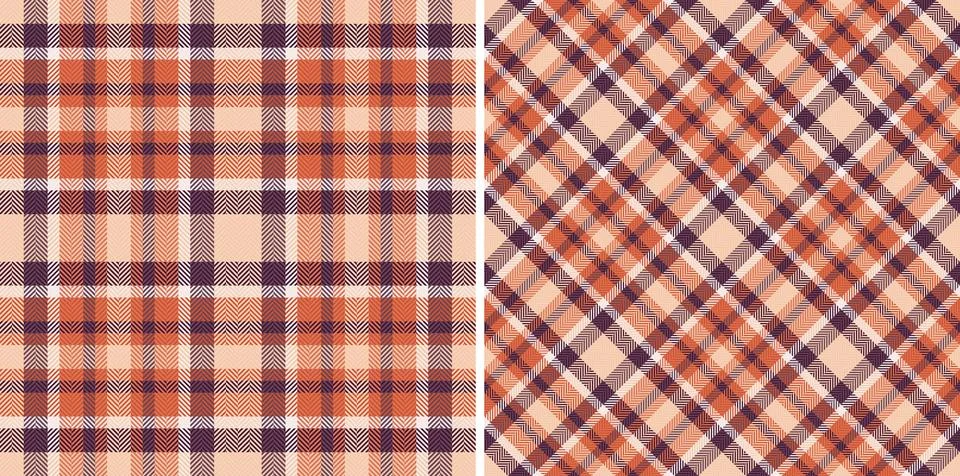 Fabric background texture of vector textile seamless with a pattern tartan .. Stock Illustration