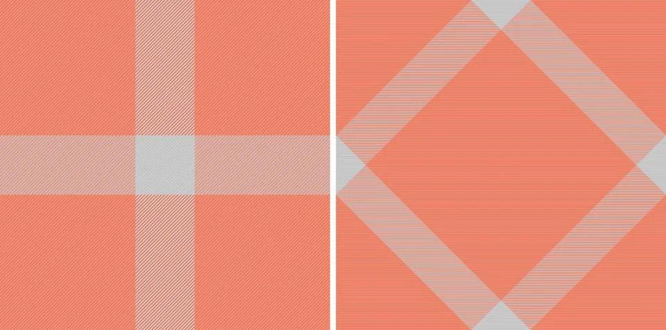Fabric background vector of plaid texture seamless with a check pattern tex.. Stock Illustration