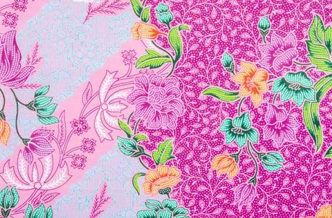 Fabric Batik pattern design. Fabric Batik pattern design in Thailand Copyr... Stock Photos