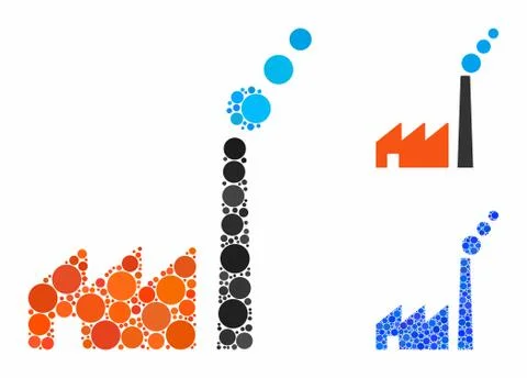 Fabric building Composition Icon of Spheric Items Ilustración de archivo
