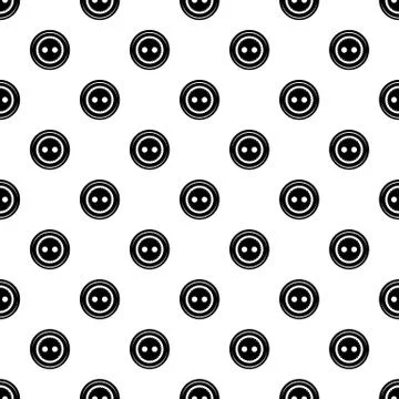 Fabric button pattern vector seamless Stock Illustration