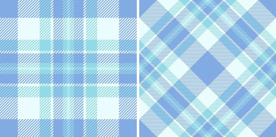 Fabric check pattern of tartan texture vector with a background textile sea.. Stock Illustration