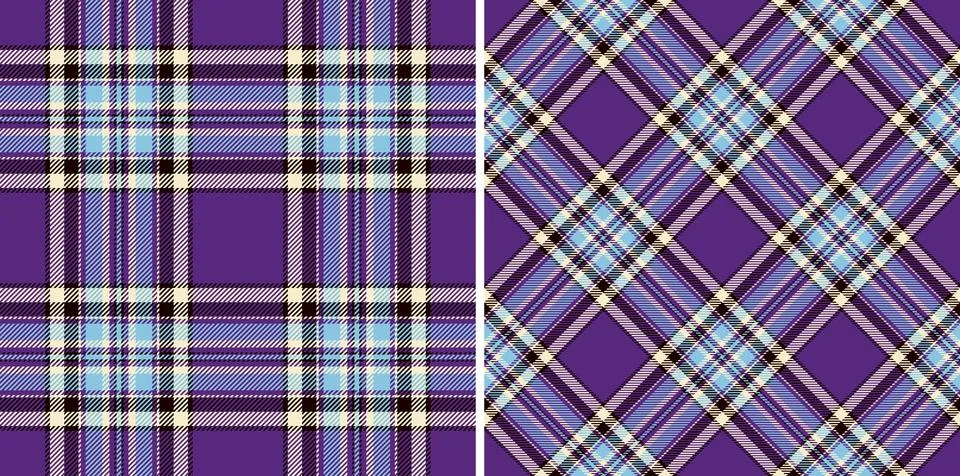 Fabric check plaid of pattern tartan texture with a background seamless tex.. イラスト素材