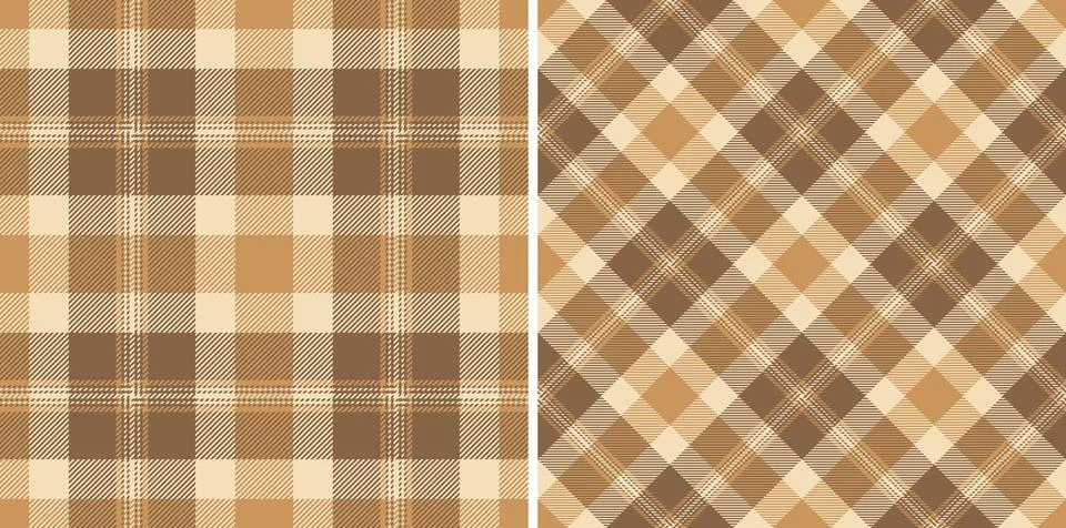 Fabric check tartan of vector background textile with a texture plaid patte.. Stock Illustration