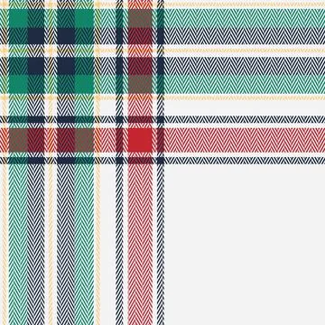 Fabric checks seamless pattern on textures background Stock Illustration