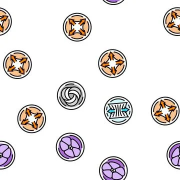 Fabric cloth textile material vector seamless pattern 스톡 일러스트