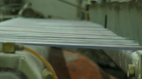 Fabric Cross Threading Machine Stock-Footage 10688051