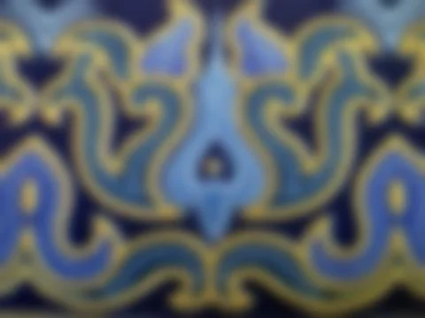 Fabric Decorative Seamless pattern, a modern pattern on blur background. Stock Photos