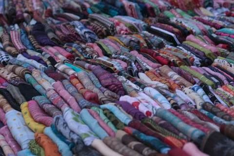 Fabric Display Stock Photos