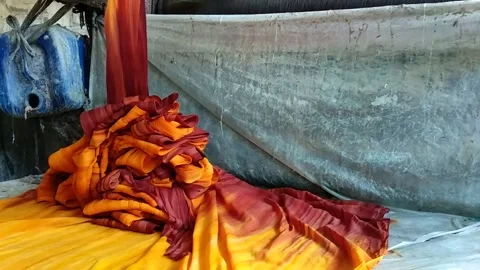 Fabric drying process Stock-Footage 159576693