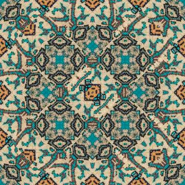 Fabric Ethnic Art Seamless Pattern Stock Illustration