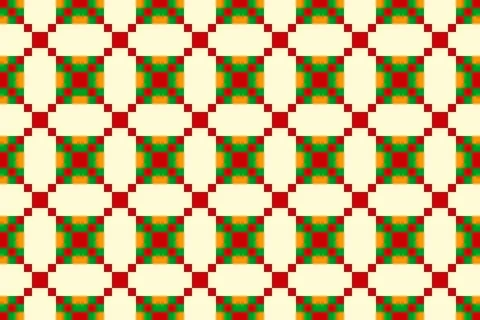 Fabric ethnic pattern, silk weaving colorful pattern, fabric native seamles.. Stock Illustration