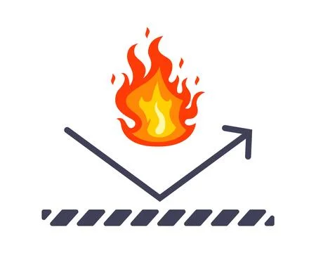 Fabric Features Fireproof Filled Stock-Illustration