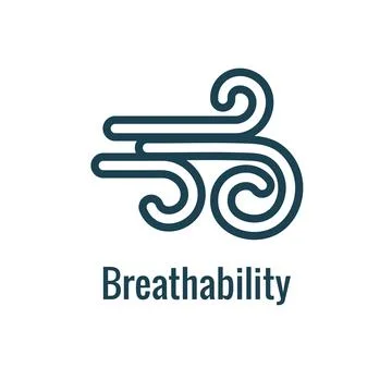 Fabric Features Icon Showing Specific Fabric Concept Stock Illustration