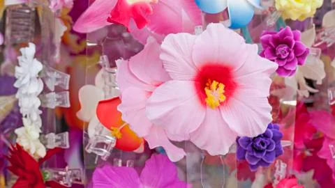 Fabric flower Stock Photos