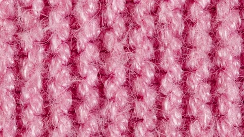 Fabric knitted with pink 스톡 동영상 166859237