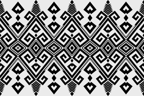  fabric mandalas pattern Stock Illustration