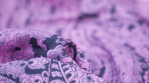 Fabric material for clothes multicolored Vídeos de archivo 118972464