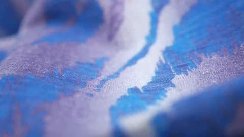 Fabric material for clothes multicolored Stock Footage 118972513