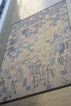 Fabric Mural Stock Photos