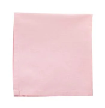 Fabric napkin for table setting on white background, top view Stock Photos