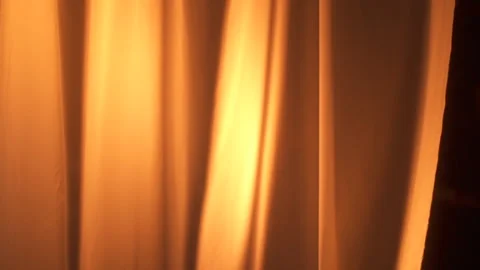 Fabric Orange Stock Footage 201308561