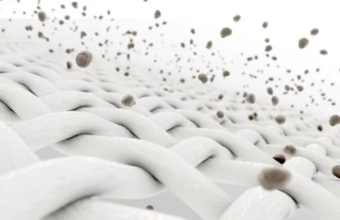 Fabric With Particles Stock Illustration