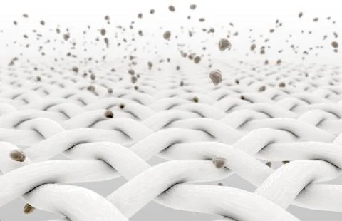 Fabric With Particles Stock Illustration