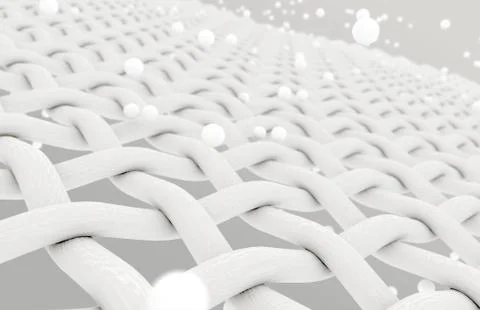Fabric With Particles Stock Illustration