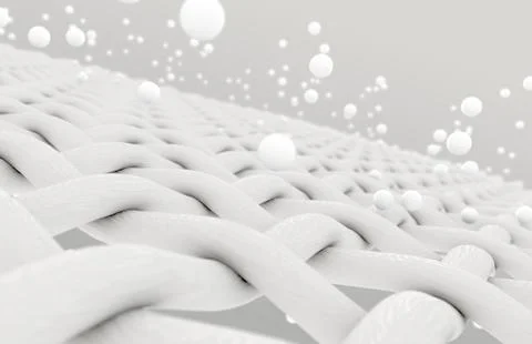 Fabric With Particles Stock Illustration