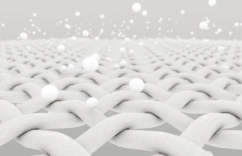Fabric With Particles Stock Illustration
