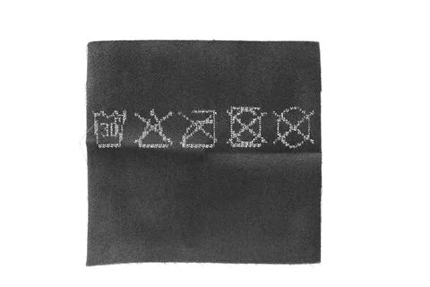 Fabric patch isolated Stock Photos
