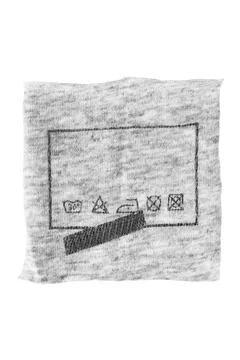 Fabric patch isolated Stock Photos