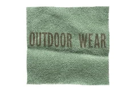 Fabric patch isolated Stock Photos