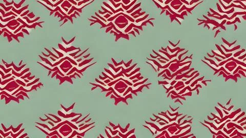 Fabric pattern and fabric stripe Stock Illustration