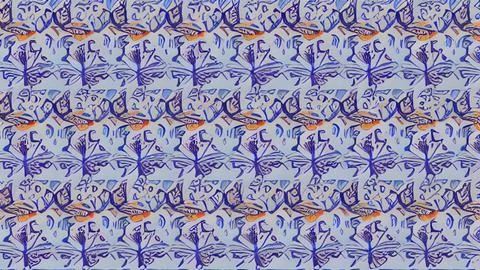 Fabric pattern and fabric stripe Stock Illustration