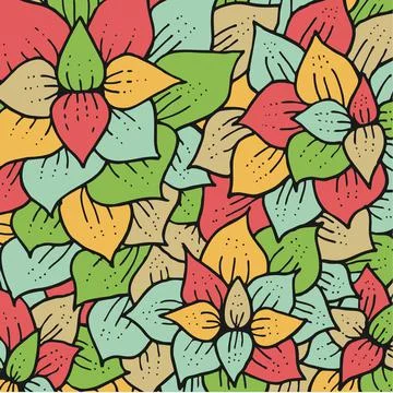 Fabric Pattern and Modern Stripe for Art Work Stock Illustration