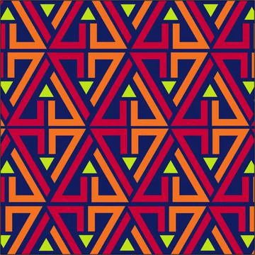 Fabric Pattern and Modern Stripe for Art Work Stock Illustration