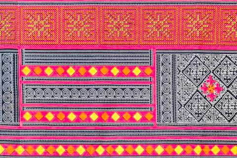 Fabric  pattern background Stock Photos