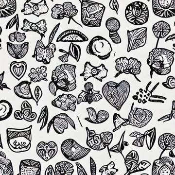 Fabric Pattern Stock Illustration