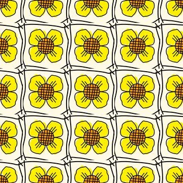 Fabric pattern Stock Illustration