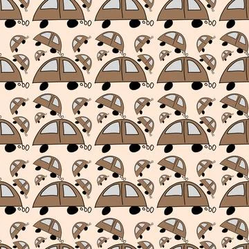 Fabric pattern Stock Illustration