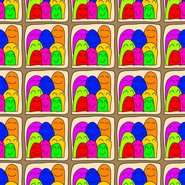 Fabric pattern Illustrazione stock