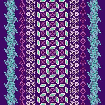 Fabric pattern texture batik indonesia textile Stock Illustration