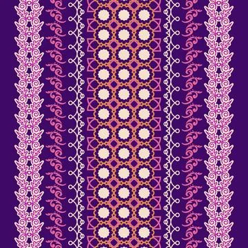 Fabric pattern texture batik indonesia print Stock Illustration