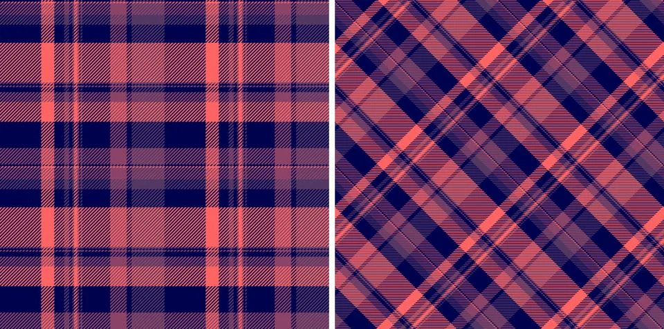 Fabric pattern texture of textile background seamless with a vector plaid c.. Illustrazione stock
