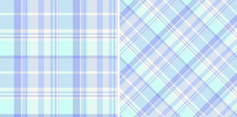 Fabric pattern vector of textile background seamless with a check texture p.. Illustrazione stock
